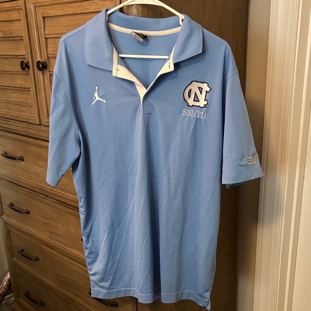 Jordan Men's Sky Blue Polo Shirt